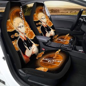 Kei Tsukishima Car Seat Covers Custom For Haikyuu Anime Fans