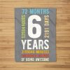 Kids 6Th Birthday 6 Years Old Vintage Retro 72 Months Fleece Blanket