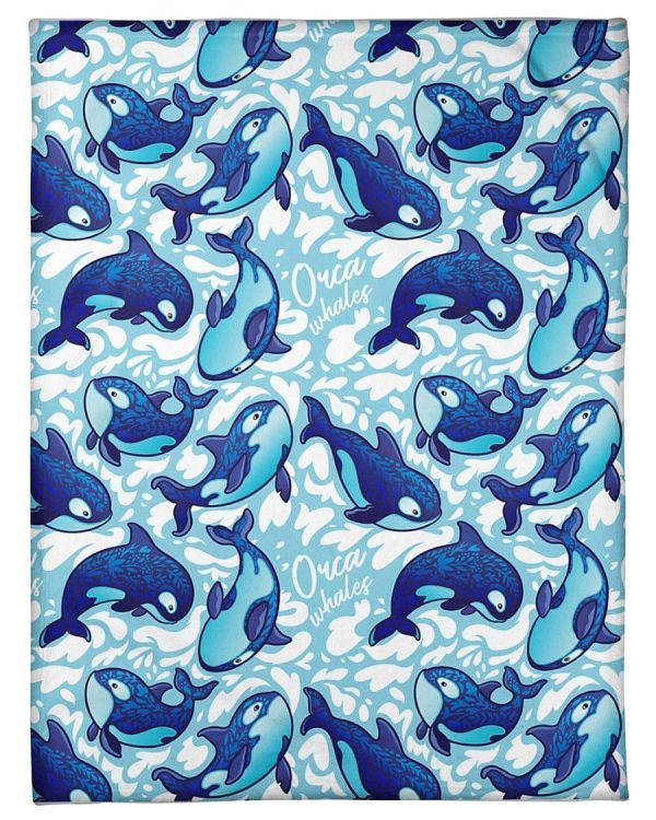 Killer Whale Orca Blanket