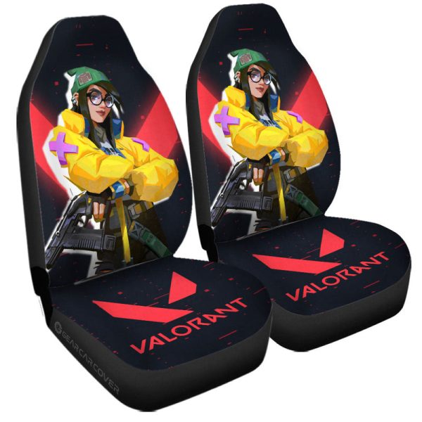 Killjoy Car Seat Covers Custom Valorant Agent