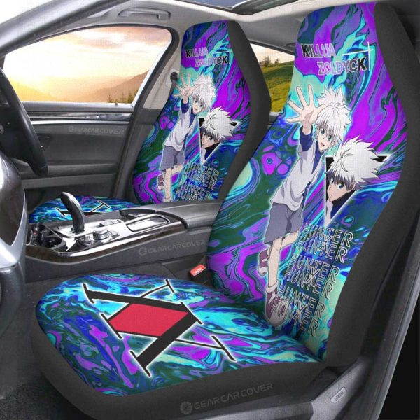 Killua Zoldyck Car Seat Covers Custom Car Accessories