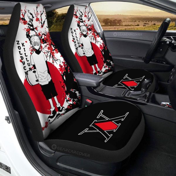 Killua Zoldyck Car Seat Covers Custom Japan Style Car Accessories