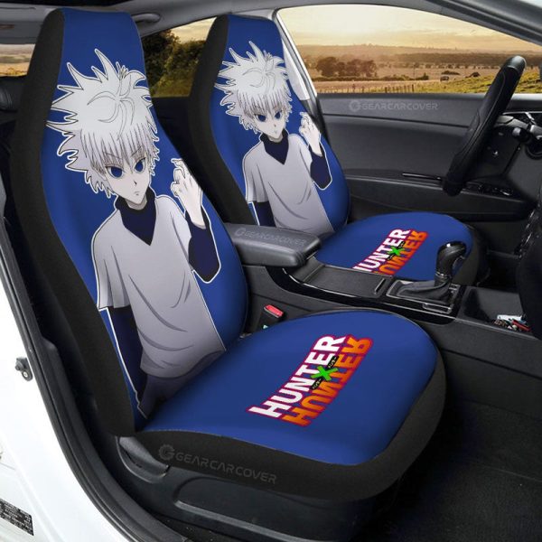 Killua Zoldyck Car Seat Covers Custom Main Hero Car Accessories