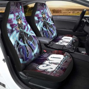 Kirito Car Seat Covers Custom Sword Art Online Anime Manga Galaxy Style