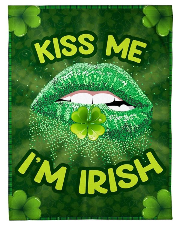 Kiss Me I Am Irish Blanket