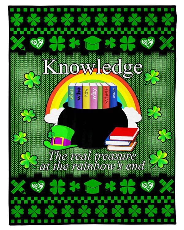 Knowledge Treasure At Rainbow’s End Blanket