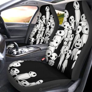 Kodama Car Seat Covers Custom Princess Mononoke Car Accessories