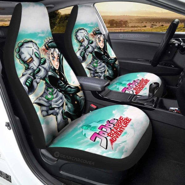 Koichi Hirose Car Seat Covers Custom Bizarre Adventures