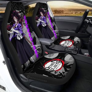 Kokushibou Car Seat Covers Custom Demon Slayer Anime Mix Mangas