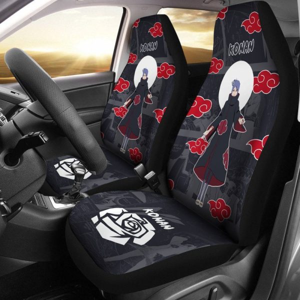 Konan Akatsuki Car Seat Covers Custom Anime Car Accessories