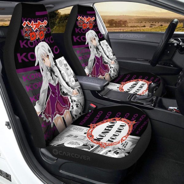 Koneko Toujou Car Seat Covers Custom Anime High School DxD Car Accessories