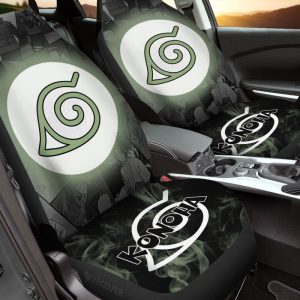 Konohagakure Car Seat Covers Custom Anime Konoha Car Accessories