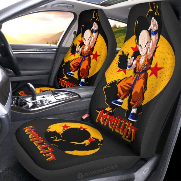 Krillin Car Seat Covers Custom Car Accessories