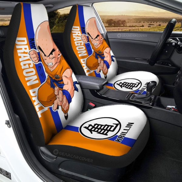 Krillin Car Seat Covers Custom Car Accessories For Fans