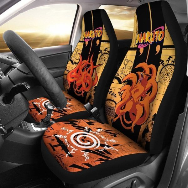 Kurama Car Seat Covers Custom Anime Car Accessories