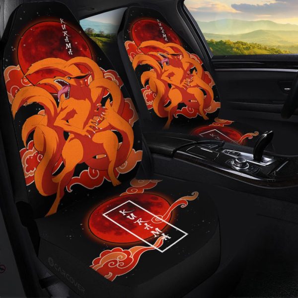 Kurama Car Seat Covers Custom Anime Car Interior Accessories