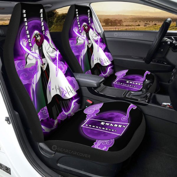 Kurotsuchi Mayuri Car Seat Covers Custom Anime Bleach Car Accessories