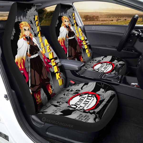 Kyojuro Rengoku Car Seat Covers Custom Mix Mangas