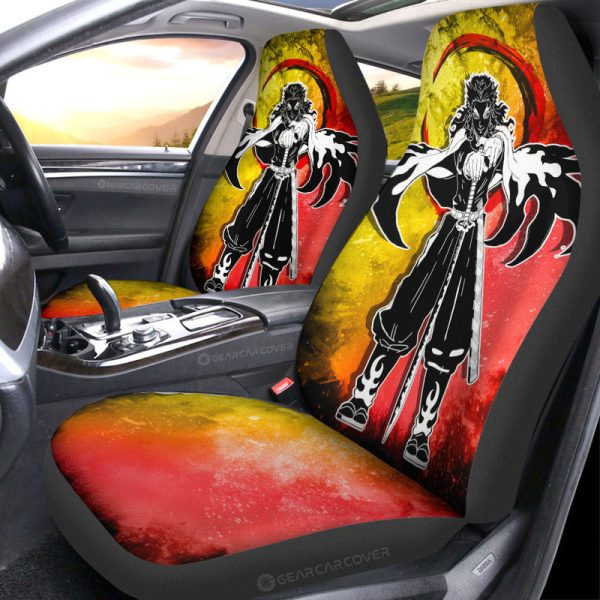 Kyoujurou Rengoku Car Seat Covers Custom Car Accessories