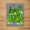 L.O.V.E Graphic Match Jordan 6 Electric Green Fleece Blanket