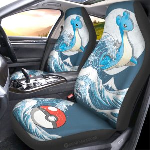 Lapras Car Seat Covers Custom Pokemon Car Accessories