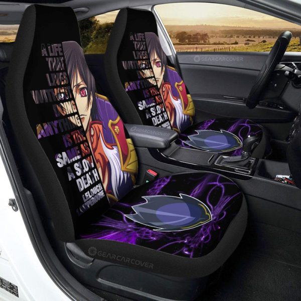 Lelouch Lamperouge Car Seat Covers Custom Car Accessories