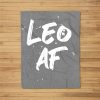 Leo Af Zodiac Sign Horoscope Birthday Fleece Blanket