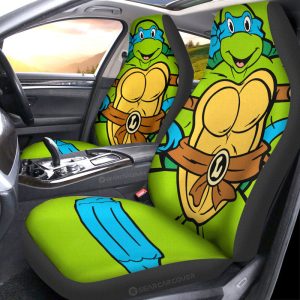 Leonardo Car Seat Covers Custom Ninja Turtle Car Accessories