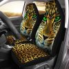 Leopard Car Seat Covers Custom Cool Wild Animal Car Accessories