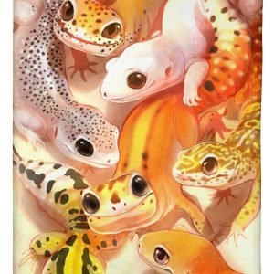 Leopard Gecko Art Blanket