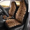 Leopard Skin Car Seat Covers Custom Printed Animal Car Accessories