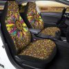 Leopard Sunflower Car Seat Covers Custom Car Accessories