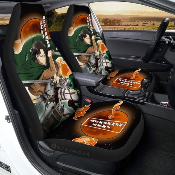 Levi Ackerman Car Seat Covers Custom