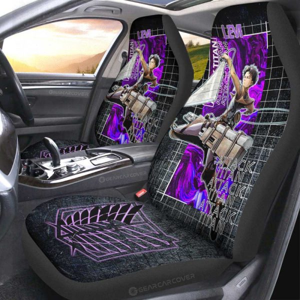 Levi Car Seat Covers Custom Attack On Titan Car Accessories