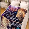 Lion Blanket To My Wife Meeting You Was Fate