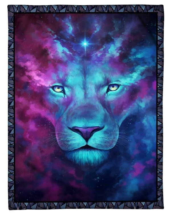 Lion Galaxy Blanket