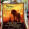 Lion  Gift For Son Never Forget Who You Are Blanket