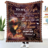 Lion Husband To Wife Sherpa Blanket Our Home Ain’T No Castle But You Are My Queen – Valentines Day Gifts – Valentine Gift For Wife – Blanket Valentine For Wife