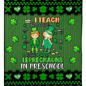 Little Leprechauns In Preschool Blanket