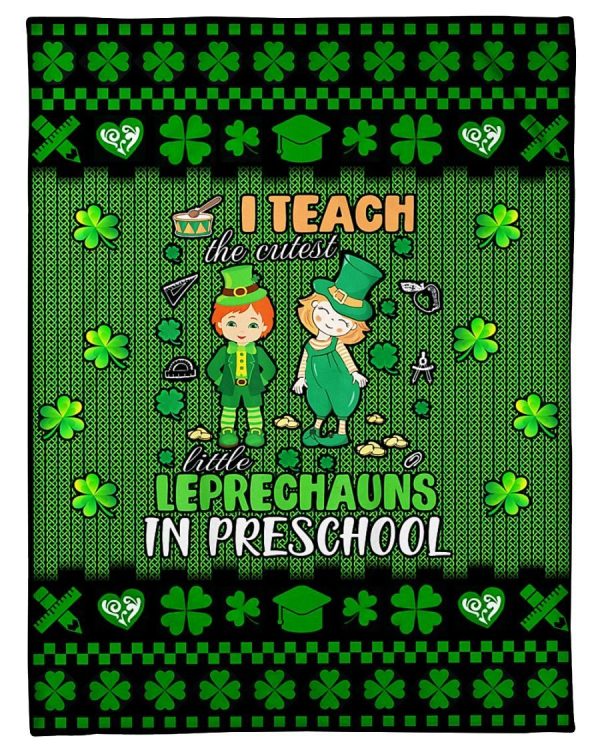 Little Leprechauns In Preschool Blanket