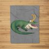 Loki Gator Alligator Loki Croki Crocodile God Of Mischief Fleece Blanket