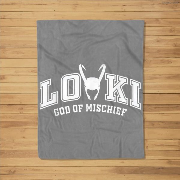 Loki God Of Mischief Fleece Blanket