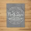 Long Board North Shore Surf Vintage Hawaii Beach Fleece Blanket