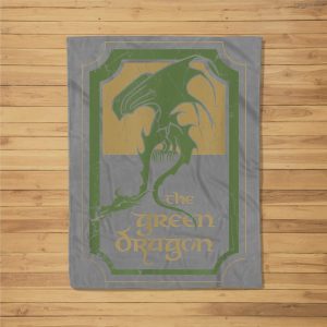 Lord Of The Rings Green Dragon Tavern Fleece Blanket