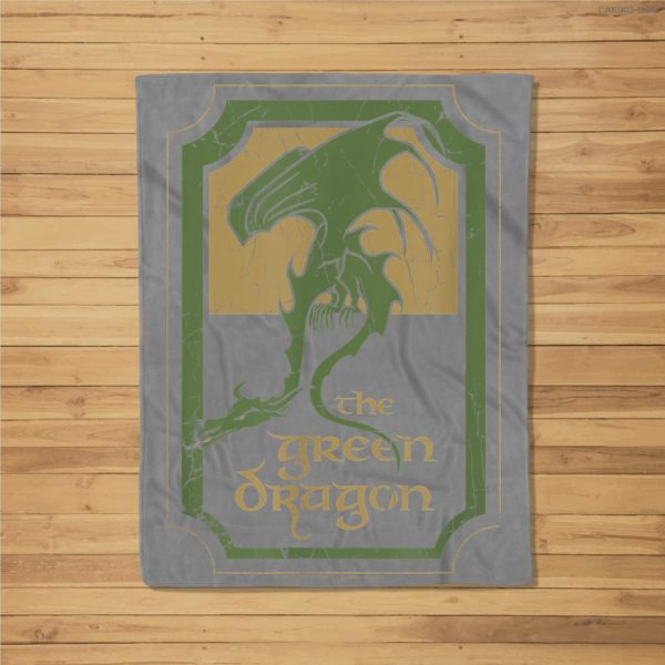 Lord Of The Rings Green Dragon Tavern Fleece Blanket