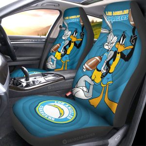 Los Angeles Chargers Car Seat Covers Custom Car Accessories