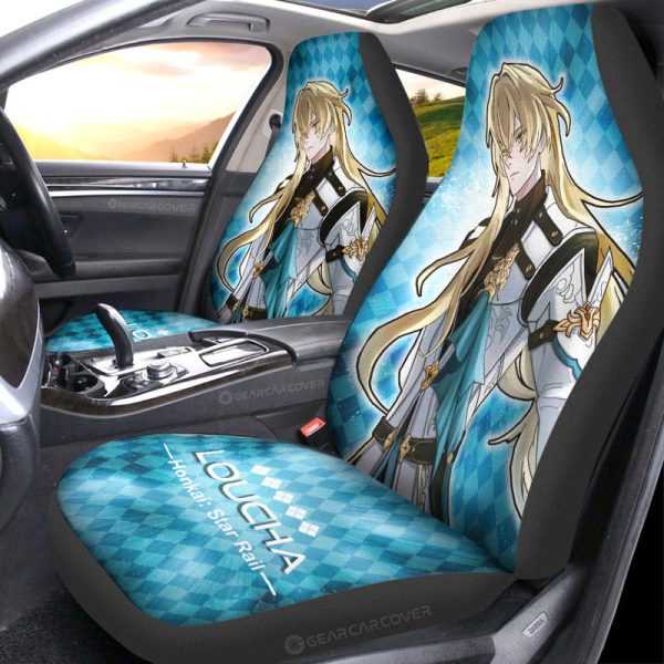 Loucha Car Seat Covers Custom Honkai Star Rail Car Accessories