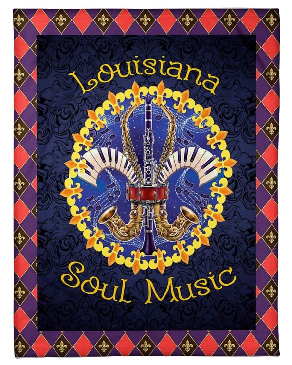 Louisiana Soul Music Blanket