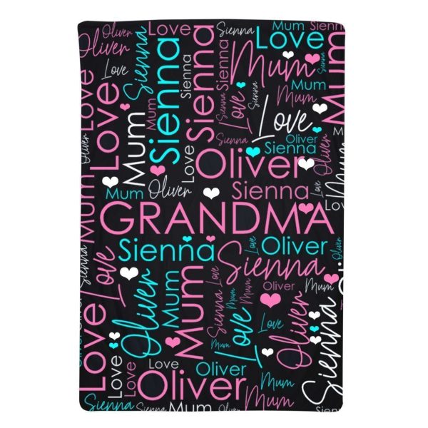 Love Grandma Sienna Oliver Printed Blanket