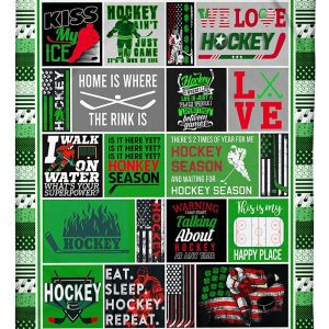 Love Hockey Blanket